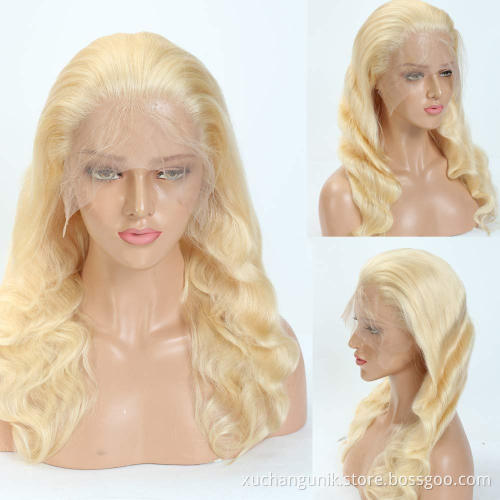 Uniky Brazilian 613 Blonde Lace Front Wig Human Hair 40 Inch 613 Virgin Hair long blonde human hair wigs